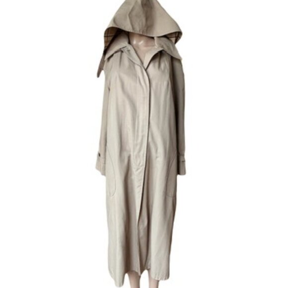 Vintage Misty Harbor Oversized Collar Trench Coat - Picture 1 of 5